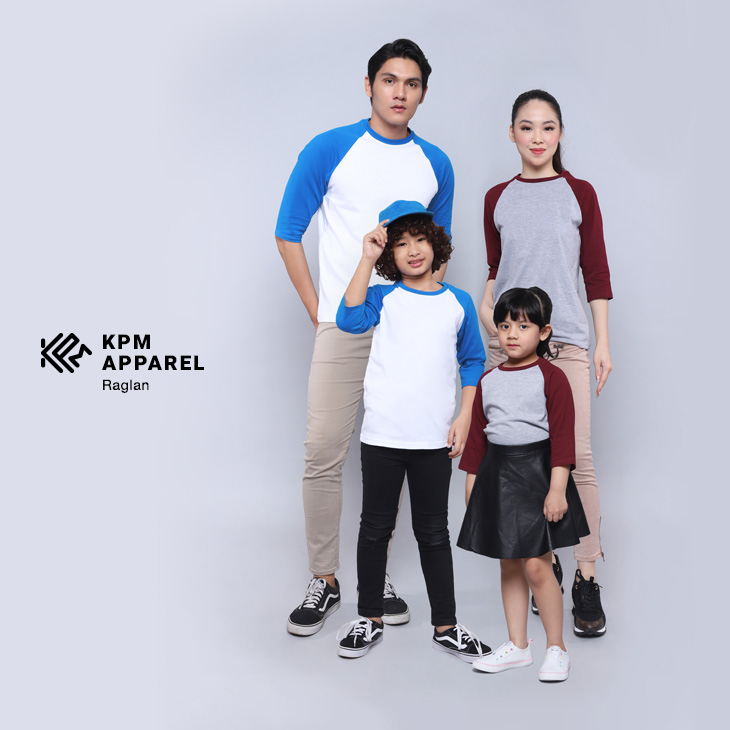 kaos raglan